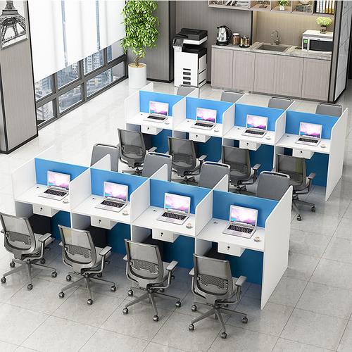 职员工位办公桌电销话务员卡位办公室桌椅组合销售员工桌屏风卡座